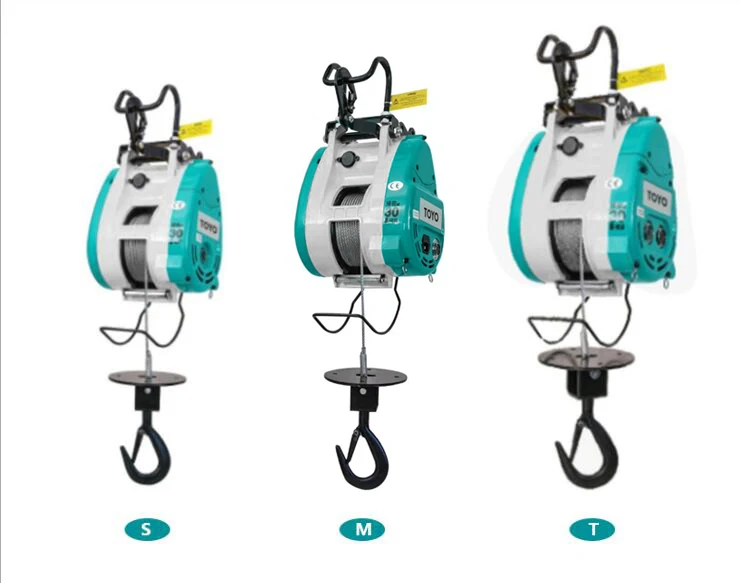 

Puller Portable 100- 240V 50Hz 60Hz 15-25M Small Mini Suspending Electric Winch Hoist 180kg 250kg