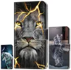 Чехол с откидной крышкой для Huawei Honor 8 Lite, 9, 10 Lite, 9X Pro, Honor V20, View 20, V9 Play, кошелек с собакой и девушкой, P08F