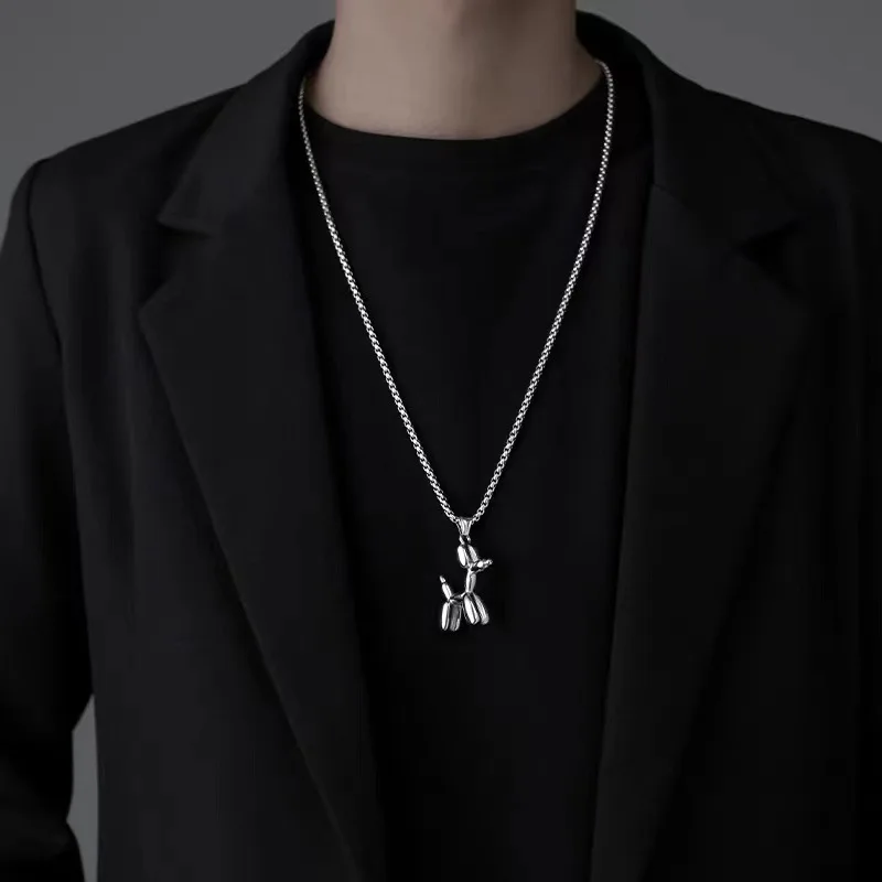 Ожерелье для мужчин и женщин длинная цепочка с подвеской в виде воздушного шара