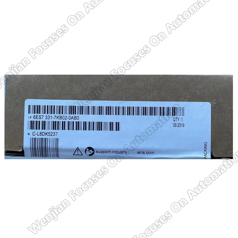 

S7-300 6ES7331-7KB02-0AB 0 новый оригинальный аналоговый вход SM 331 сигнал 2 аналоговый вход s Разрешение 9/12/14 бит ПЛК