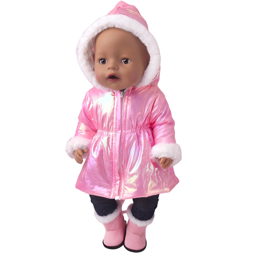 

Plush Down Jacket Doll Clothes 43Cm &18 Inch Doll Boys & Girls Cute Socks Children Toys Accessories Birthday Gift