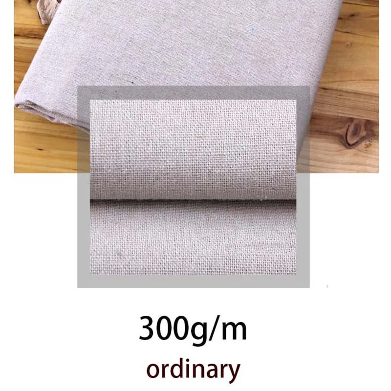 SMTA 100 см x 150 светло-бежевый винтажный конопляный хлопок льняная ткань для