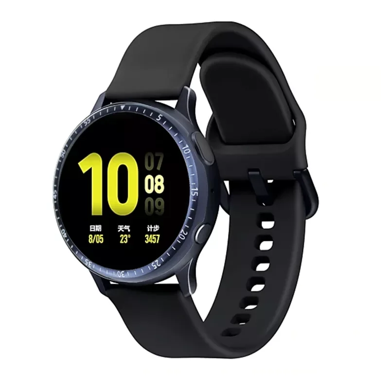 Case For Samsung Galaxy Watch active 2 40mm 44mm Protector Bezel Ring Accessories Adhesive Metal Bumper Cover Active2 40 44 mm