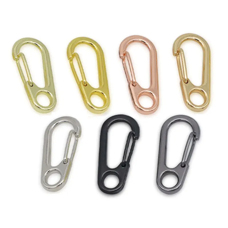 

10pcs 30mm Alloy Buckles Lobster Clasp Connector Snap Hook For DIY Jewelry Making Keychains Keyring Hooks Bag Part Accessories