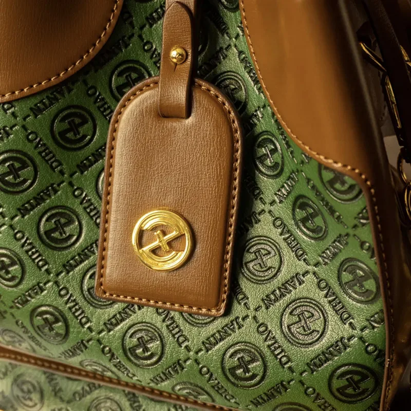 New Portable Trendy Commuter Bag Famous Brand Designer Genuine Leather Fashion Women's Mini Shoulder Tote Bucket Bag 2023