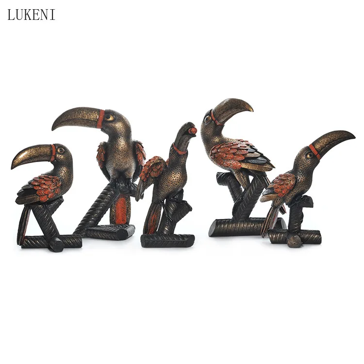 

Creative Decoration Resin Crafts Toucan Entrance Study Home Office Decoration Opening Gift Desktop Decoration Decoration