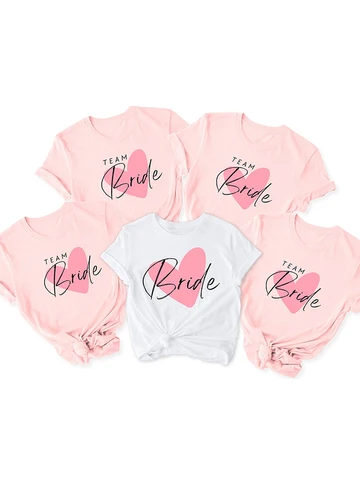 Рубашки для невесты с принтом сердца, футболка для девичника невесты, семейная футболка для девичника, наряд для подружки невесты