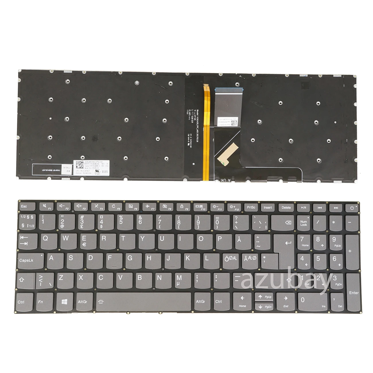 клавиатура ноутбука для lenovo ideapad 320e-17ast 320e-17ikb 320e-17isk 320c-15ikb 320h-15ikb 320h-15isk 320h-17ab