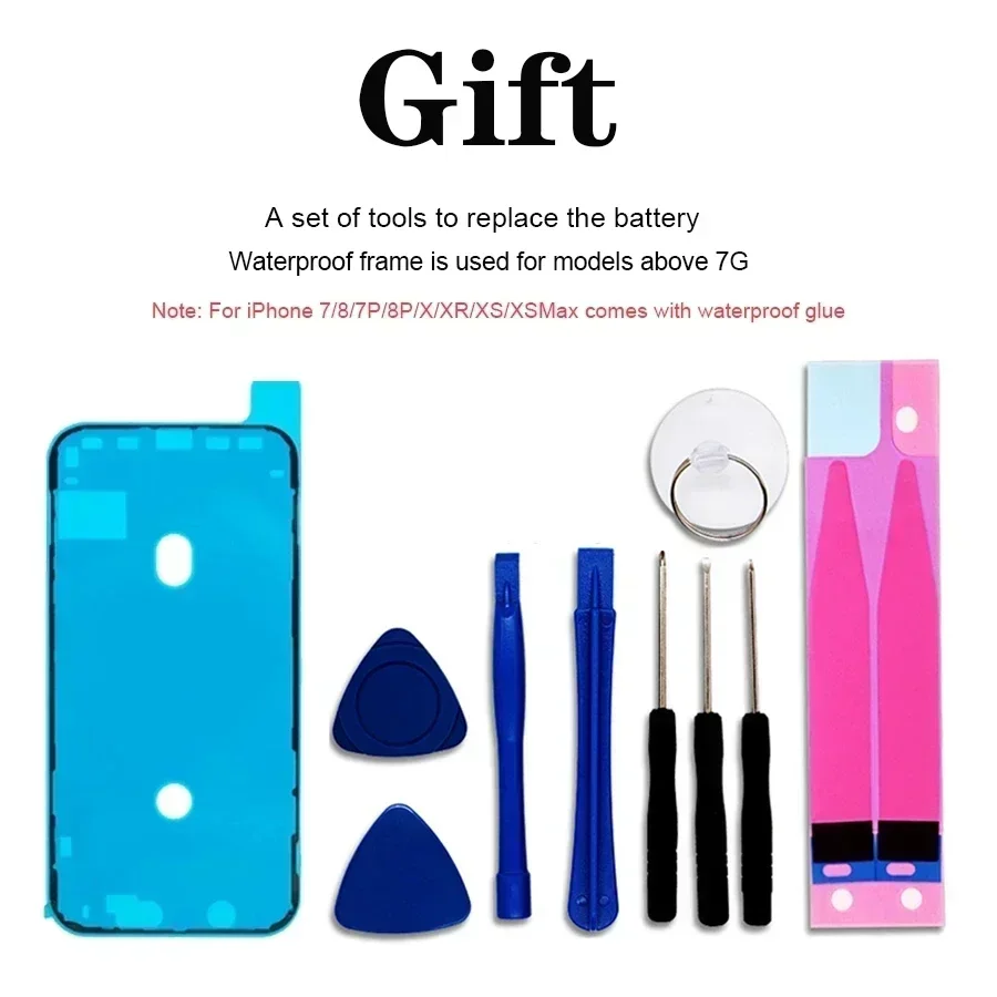Оригинальный аккумулятор для iPhone 5 6S 6 Plus 7 8 X XR XS Max Apple 11 12 Pro