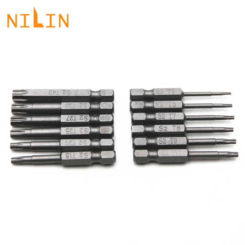 

50-75-100mm Screwdriver Set Hollow Plum Blossom Lengthened S2 Batch Head Hexagon Shank Screwdriver Bit Punta De Destornillador