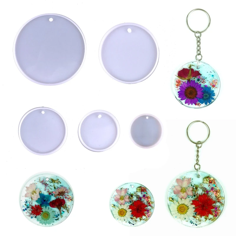 Формы для клея сделай сам круглая заготовка кулона-ключа пяти размеров