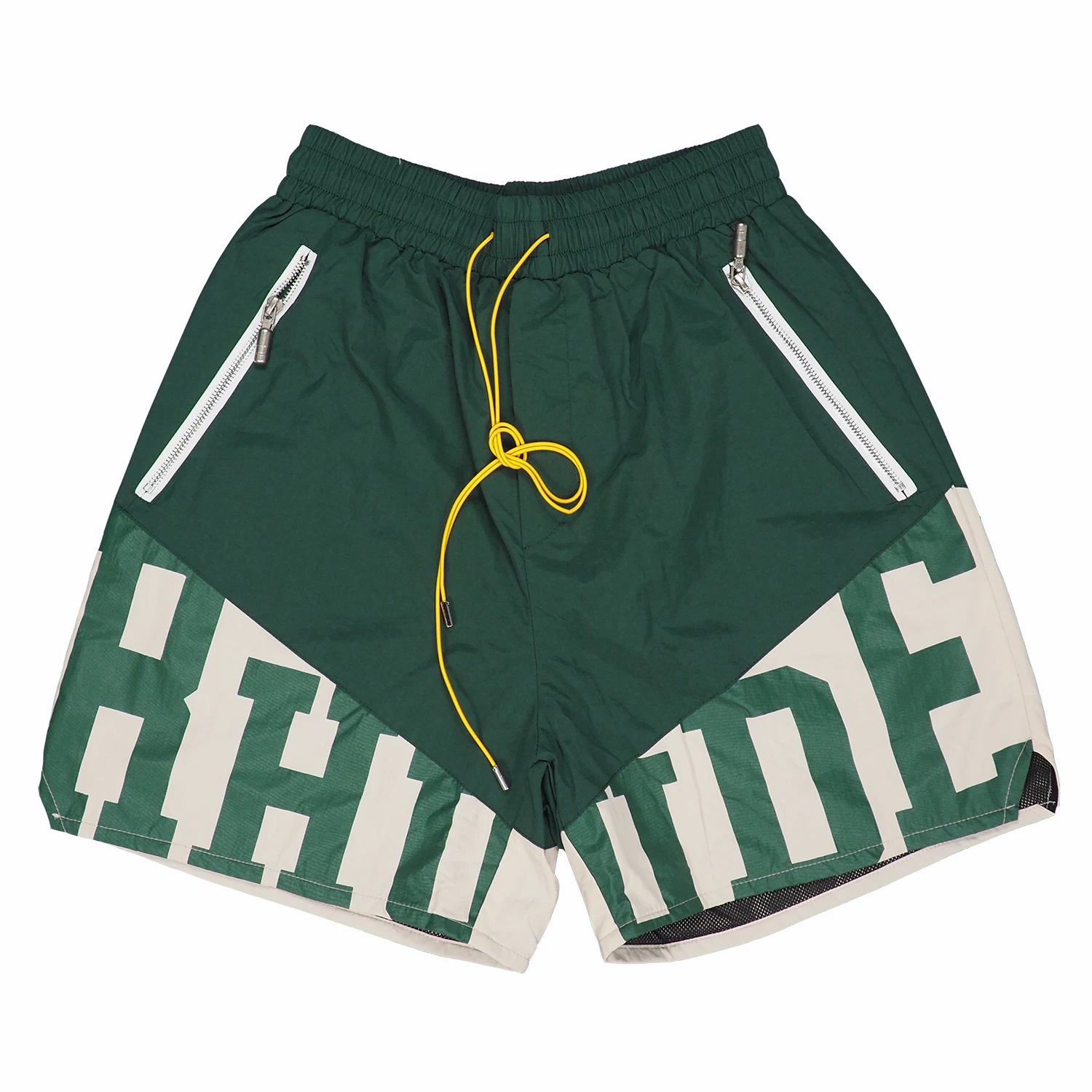

New RHUDE Loose Breeches Men Women Top Version Jacquard Rhude Shorts Drawstring Shorts