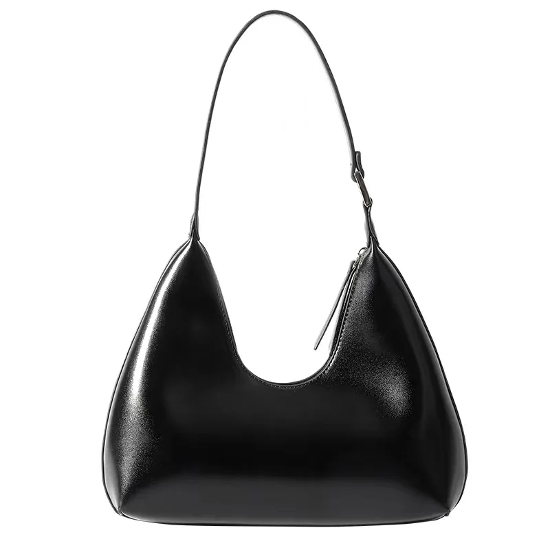 Vintage Underarm Bag 2023 New Temperament All-Match Crescent Bag Niche Design European And American Fashion Handbag Woman