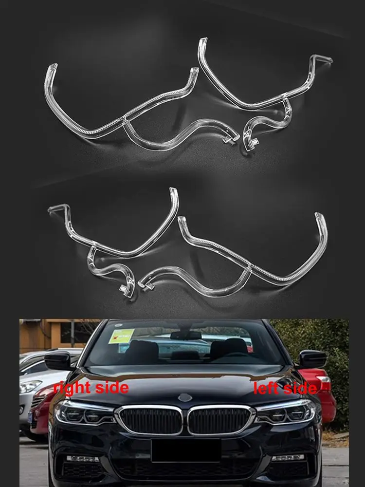 

Для BMW 5 Series G30 G38 2018-2020 светодиодный DRL дневные ходовые ранцы, сменная Автомобильная фара «ангельские глазки» из оргстекла