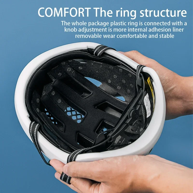 Магнитный Шлем ROCKBROS на присоске для мужчин и женщин безопасный дышащий