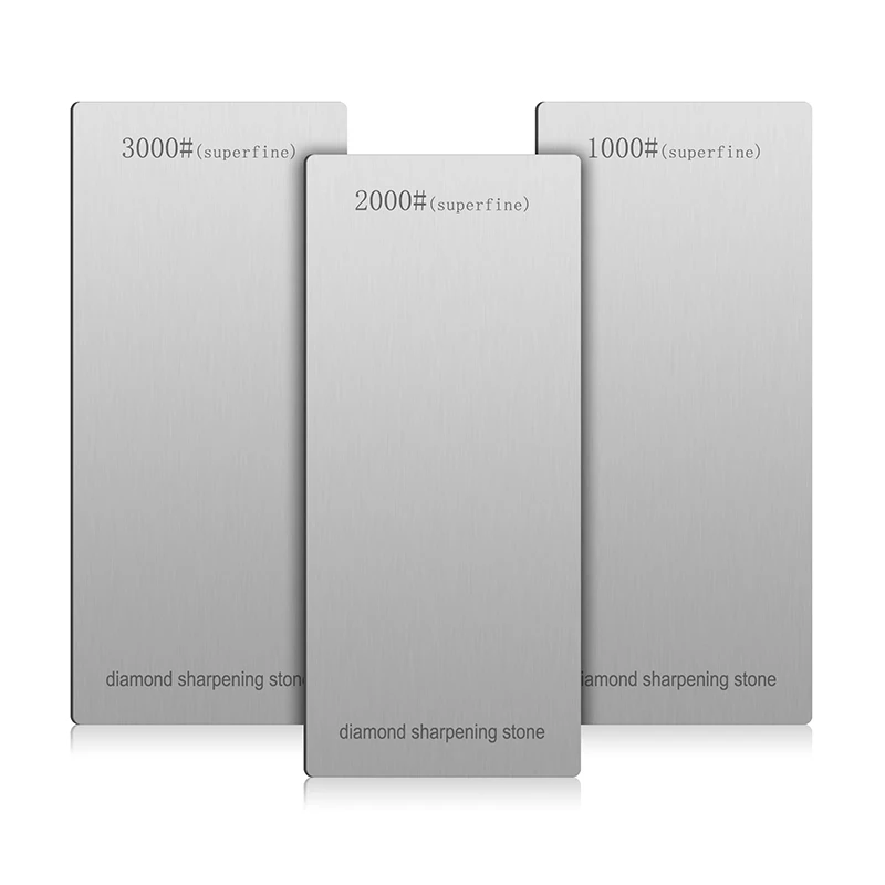 

Diamond Knife Sharpening Stone 80-3000# Grit Diamond Tool Fine Grinding Whetstone Household Sharpener System Kitchen Accessories