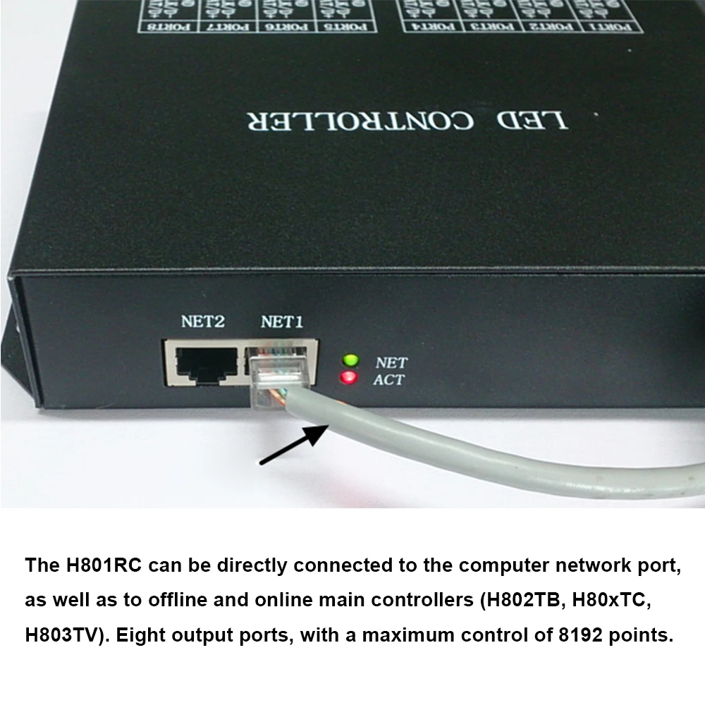 Контроллер для компьютера 8 портов 8192 пикселей