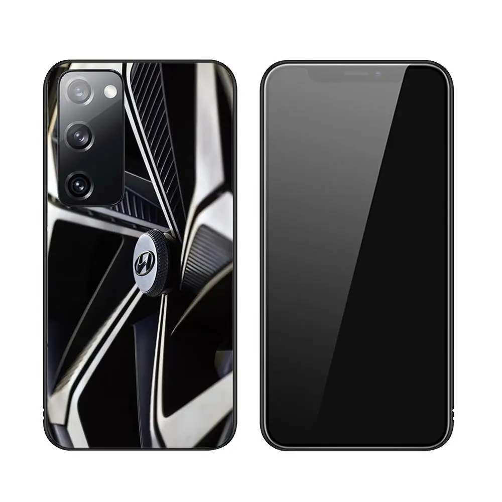 Hyundai Motor Phone Case Luxury Fashion For Samsung Galaxy S23 S21 S10 S30 S20 S22 S8 S9 S30 Pro Plus Ultra Fe Soft Phone Covers