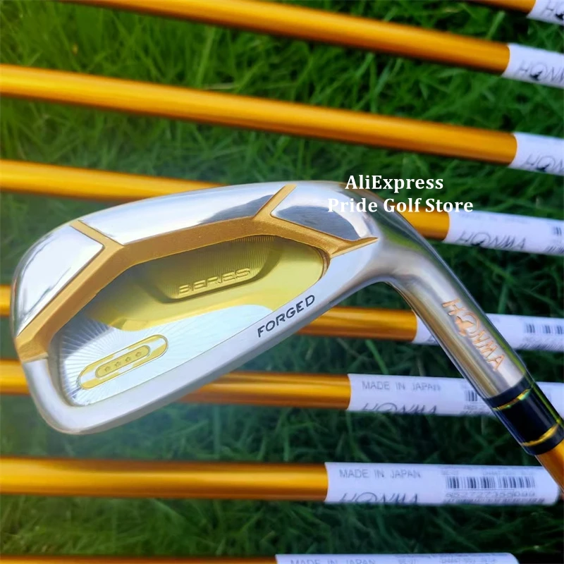 Men's Golf Clubs HONMA BERES S-07 4 Star Golf Irons Set R/S/SR Flex Graphite Shaft with Head Cover