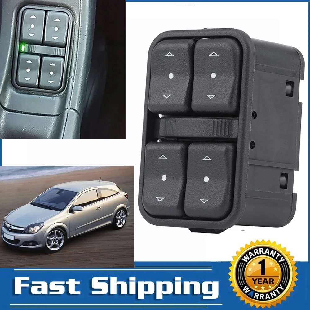 

Пульт управления электрическим стеклоподъемником ДЛЯ Vauxhall Opel Combo Astra Meriva Zafir 90561086 автомобильные товары