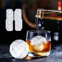 household with lid round ice cream mold refrigerator round whiskey ice tray beer wine refrigeration ice ball mold