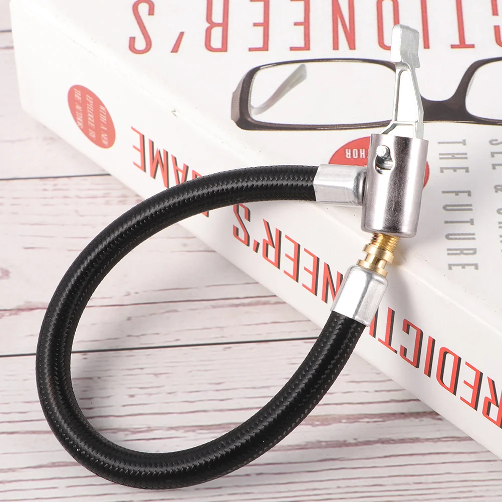 

Tire Inflator Air Adapter Inflating Tube Extension Compressor Hose Locking Chuck Car