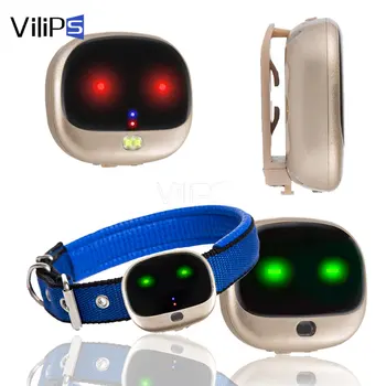 Vilips New Design V43 4G Pet Collar Waterproof Anti Lost Gps Tracker Device IP67 Pet GPS Tracker with Camera