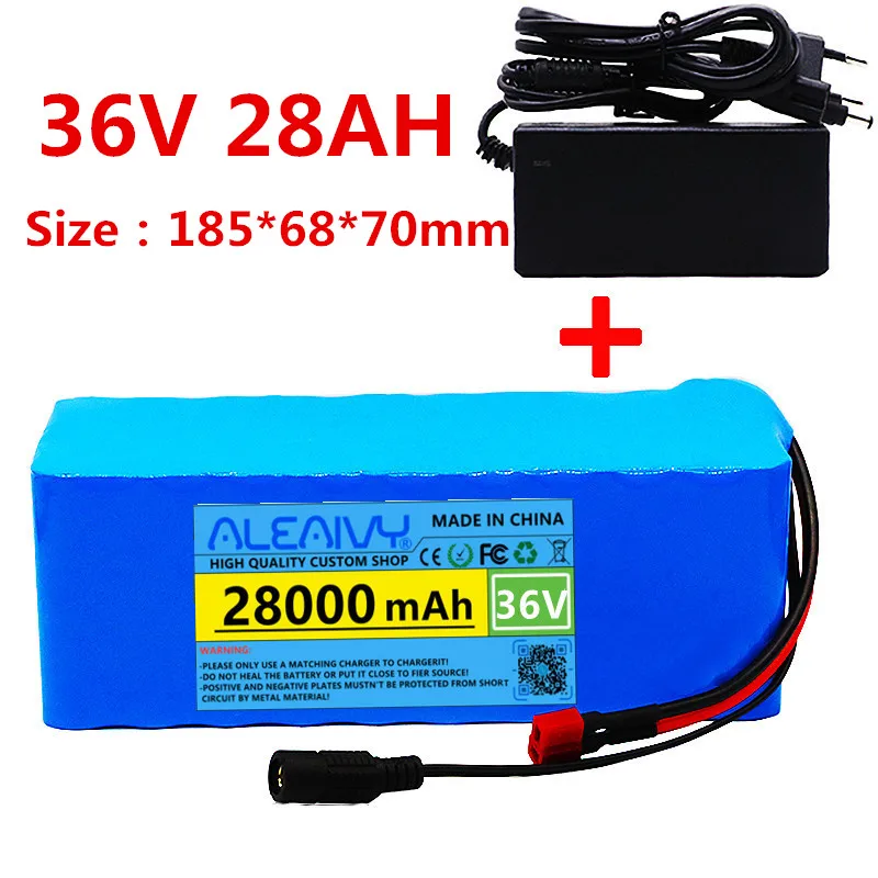 

36v lithium ion battery 37v 28Ah 1000w 10S3P Li ion Batteries Packs For 42v E-bike Electric bicycle Scooter with BMS + Charger