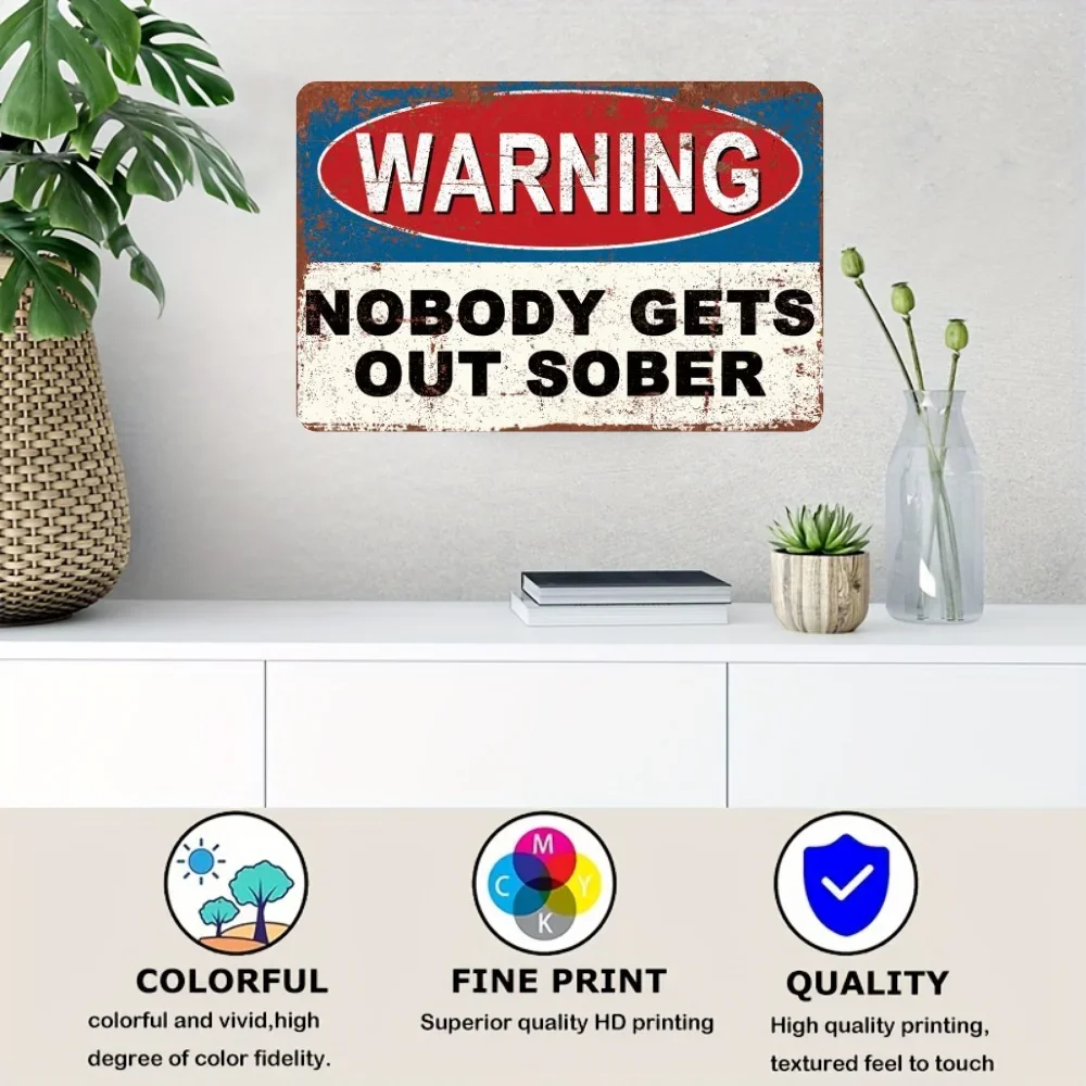 1 шт. забавная винтажная металлическая вывеска для домашнего бара декора кухни