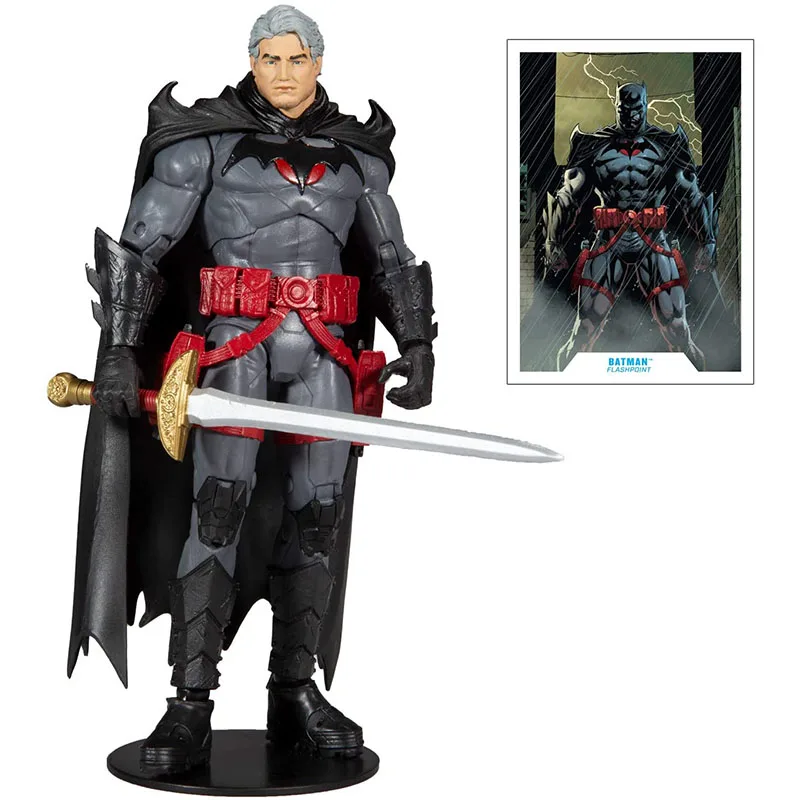 

Original Mcfarlane Toys Dc Multiverse Thomas Wayne Flashpoint Batman 7-Inch Action Figure Collection Model Gift