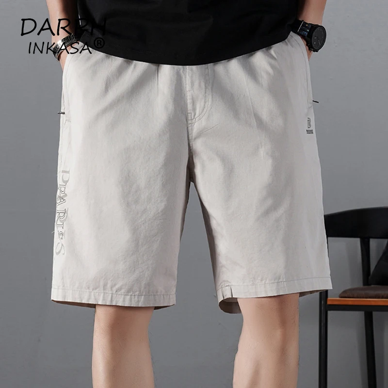 

New Summer Casual Shorts Men Comfortable Loose Embroidered Sports Shorts Men Fashion Outdoor Cotton Jogging Sports Pants for Men