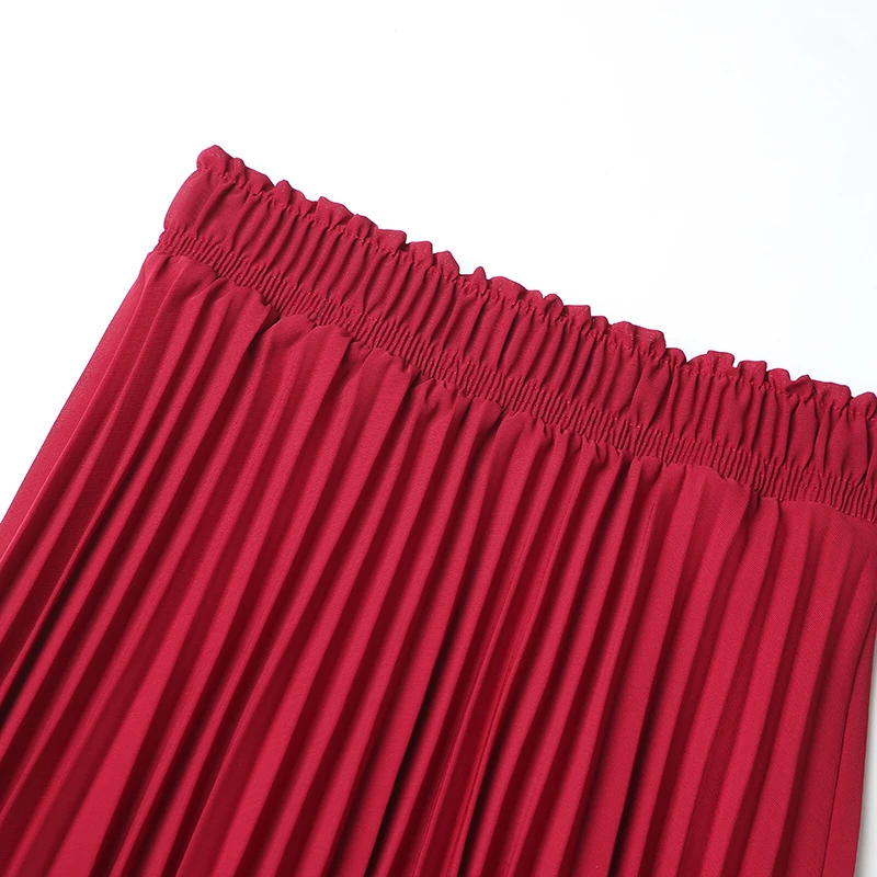 Летние шифоновые юбки для женщин новая модная эластичная шифоновая