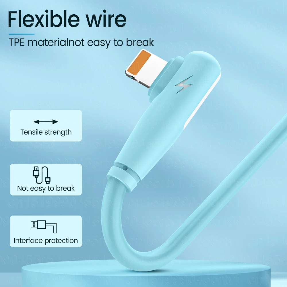 Зарядный кабель 3 в 1 Micro USB Type-C 6A для быстрой зарядки и передачи данных iPhone Samsung Xiaomi