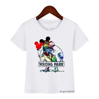 funny tshirt for girlsboys watercolor jurassic dinosaur print t shirt harajuku kawaii kids clothes summer fashion t shirt