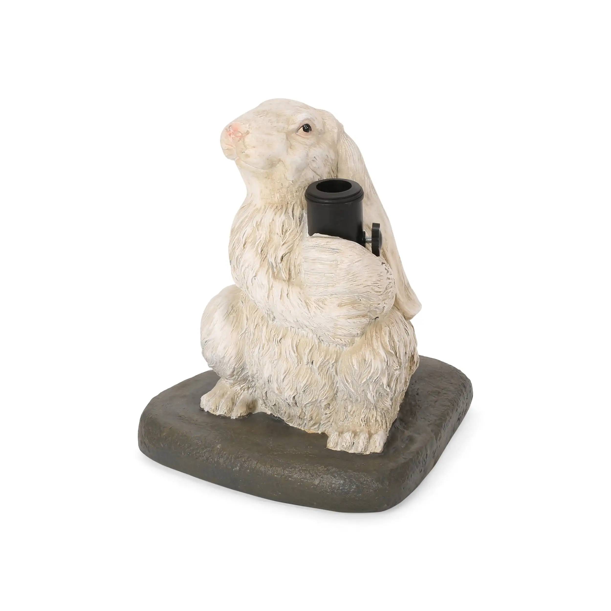 

Bochas Outdoor Rabbit Umbrella Base, Matte White