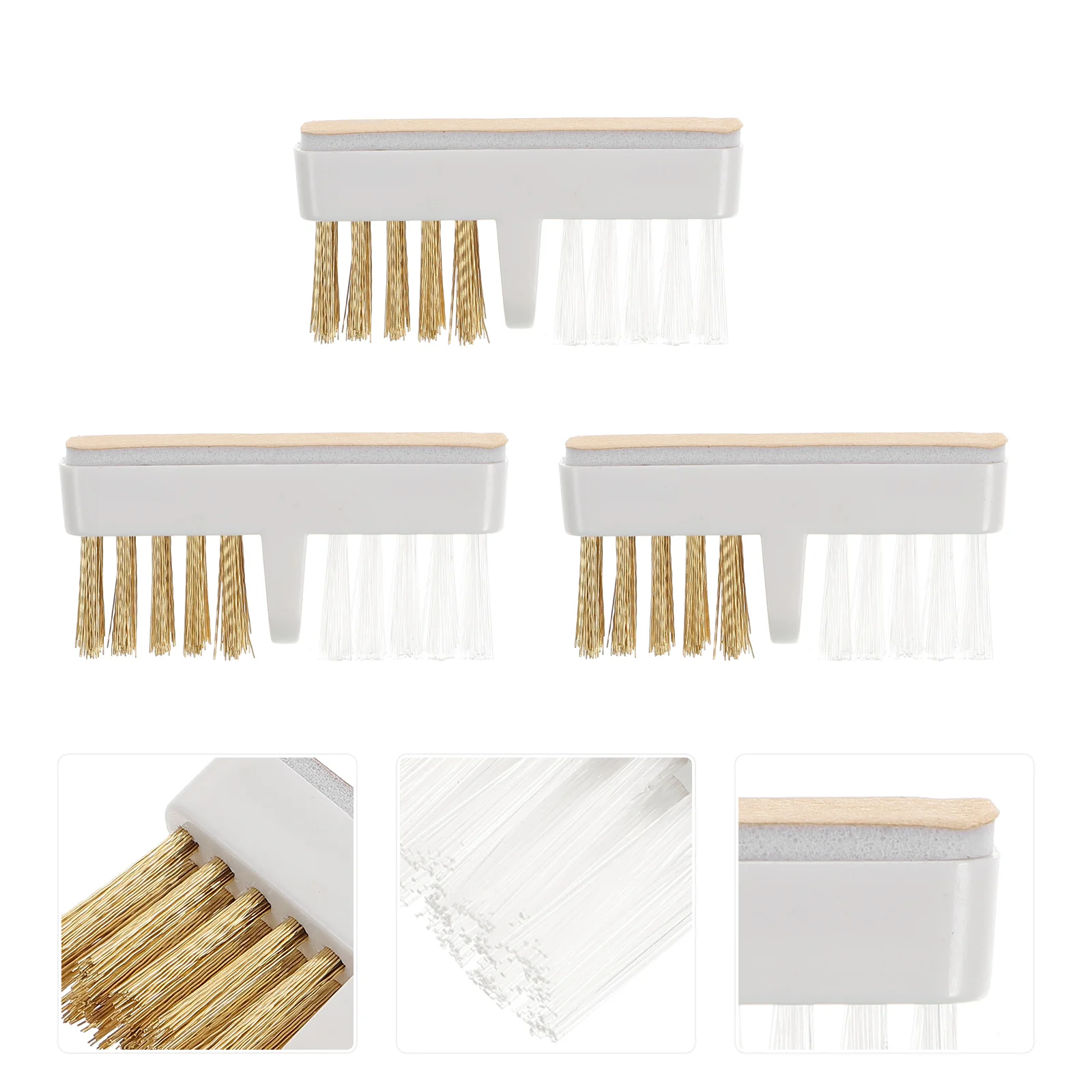 

Nail Cleaning Brush Drill Polishing Cleaners Drills Brushes Bit Grinding Head Dust Manicure Tools Copper Wire Accessories