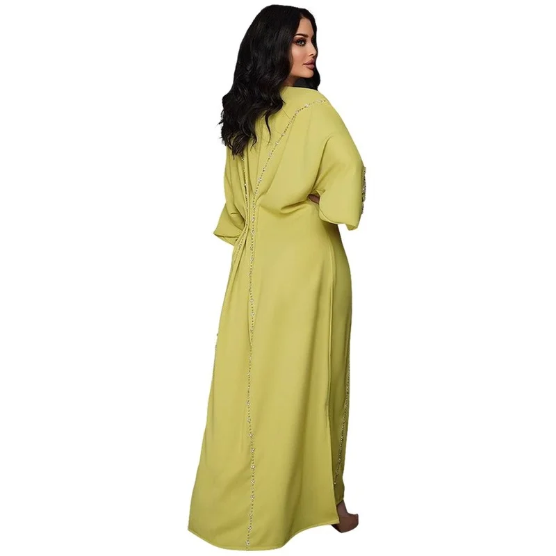Ramadan Kaftan Dubai Abaya Turkey Muslim Women Hijab Dress Islam Caftan Marocain Dresses Vestidos Eid Mubarak Robe Femme Abayas