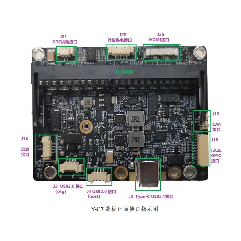 

Development Board Y-C7 AI Industrial grade Core Industrial Carrier Board