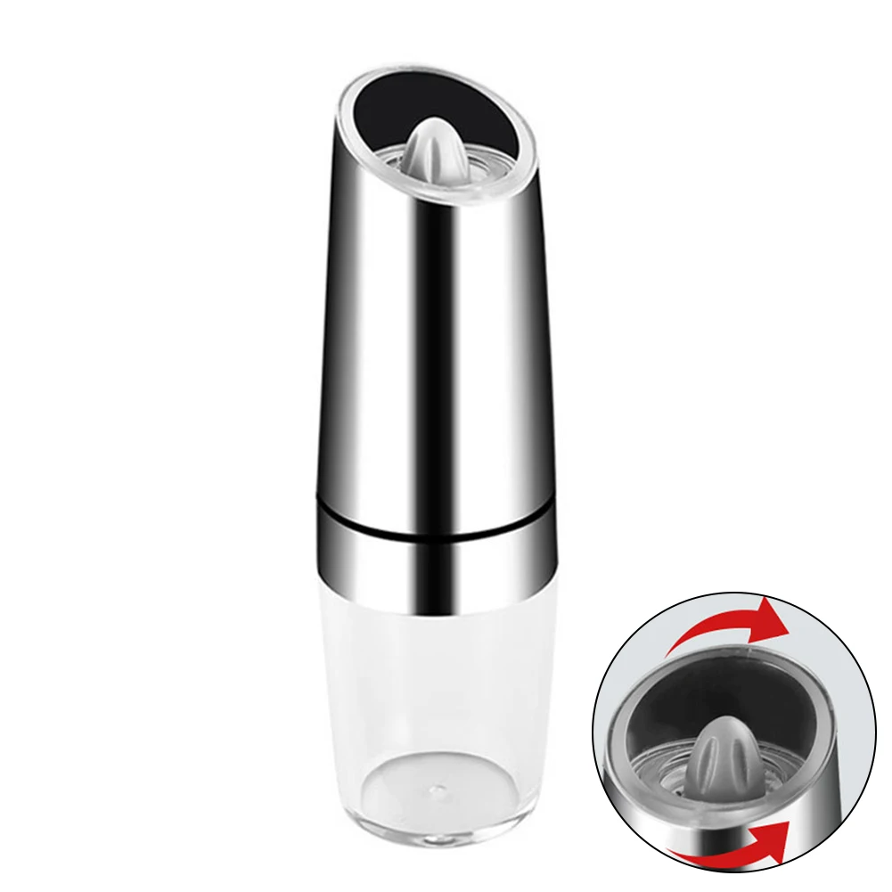

Brand New Pepper Grinder Gravity Induction Ceramic Grinding Core Comfortable Feel Easy Cleaning Solid Material