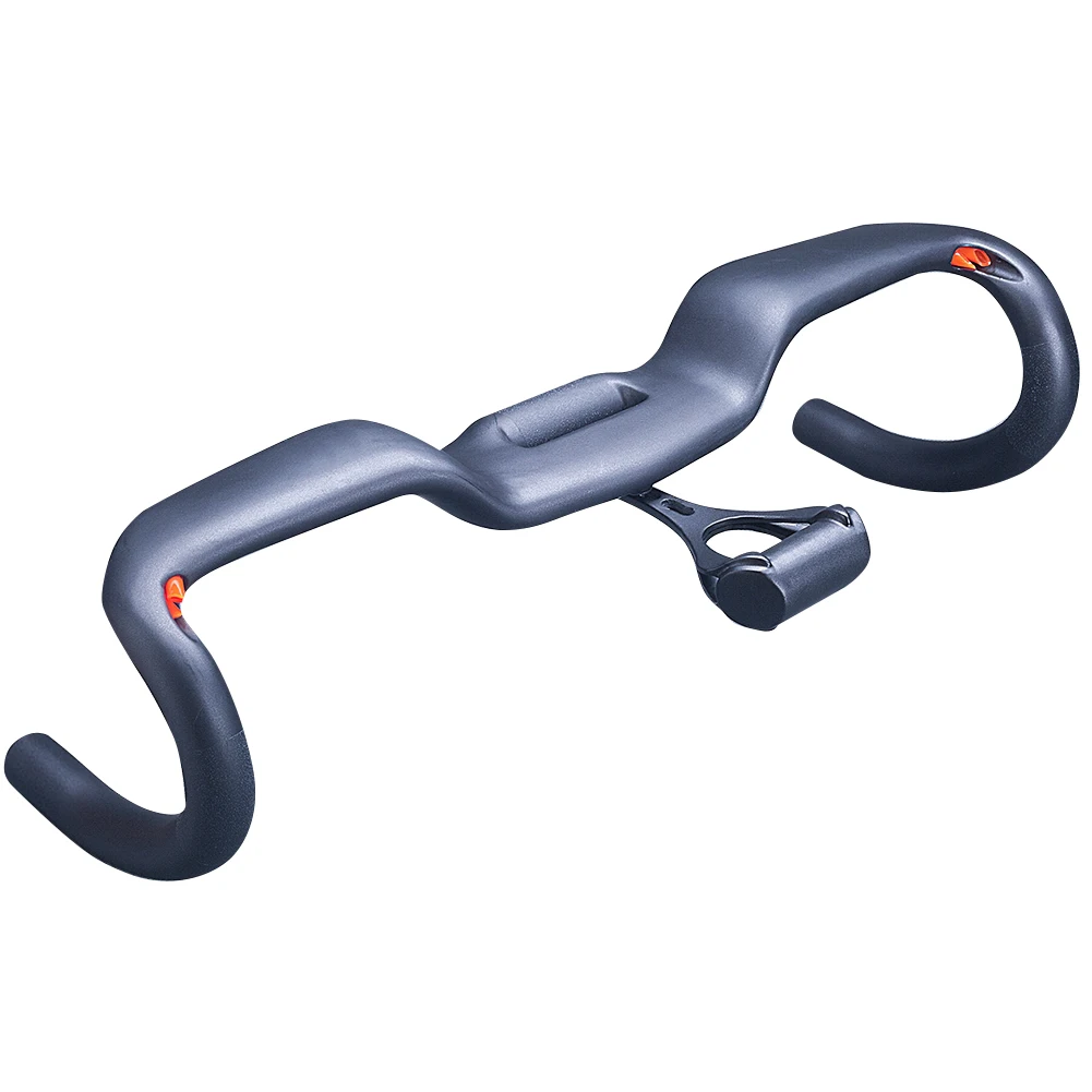 

Matte Full Carbon Fiber Bicycle Handlebar Road Bike Bent Bars Stopwatch Stents 31.8*380/400/420/440mm