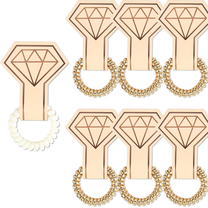 7/13 шт. спиральные резинки для волос золотые белые розовые подарок подружке