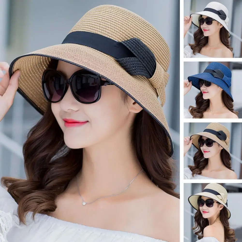 

Шляпа Женская круглая солнцезащитная, красивая шапка рыбака для взрослых, Пляжный головной убор, летняя