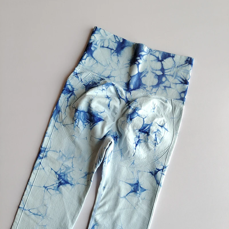 Tie dye Yoga Pants Sport Leggings Women Seamless High Waist Push Up Woman Tights Fitness Workout Leggins Gym Clothing