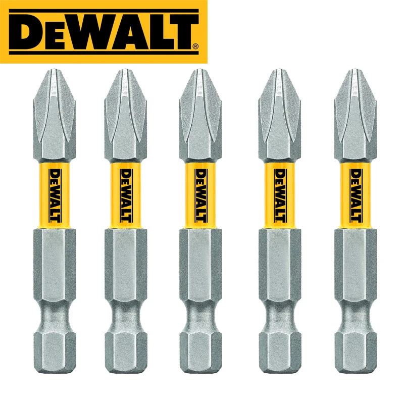 

DEWALT Оригинальное сверло PH2 50 мм, Высокопрочное вращающееся столярное устройство для электриков, специфический заголовок между партиями, Фотоэлементы 5 шт.