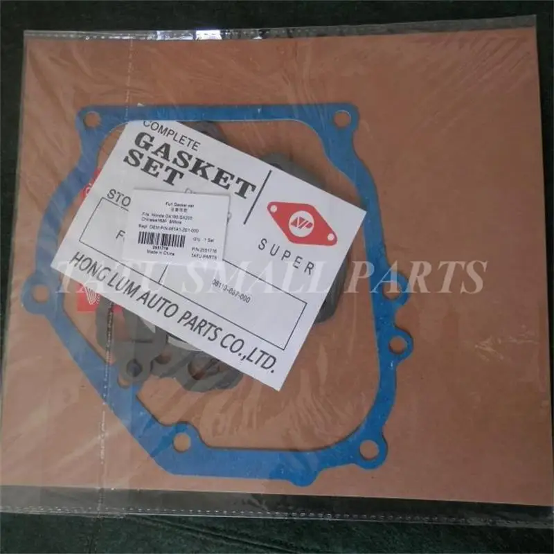 

GX160 GASKET SET FOR HONDA GX200 212 163CC 169CC EC2500 E* 2600 2KW GENERATOR CARB CYLINDER MUFFLER CRANK CASE PUMP PARTS