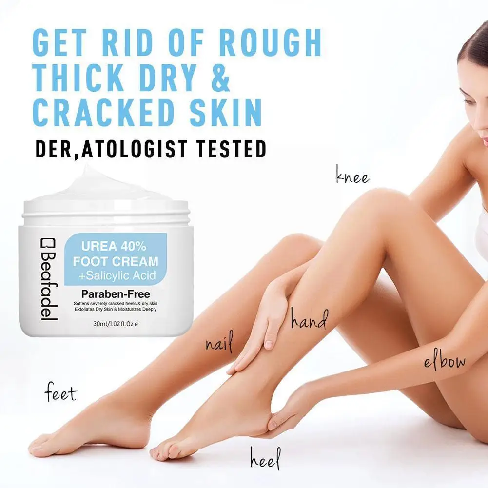 

Foot Care Urea Cream 40% Foot Scrub Salicylic Acid Dead Skin Foot Exfoliates Callus Repair Care Moisturizing Cream Remover E2s6