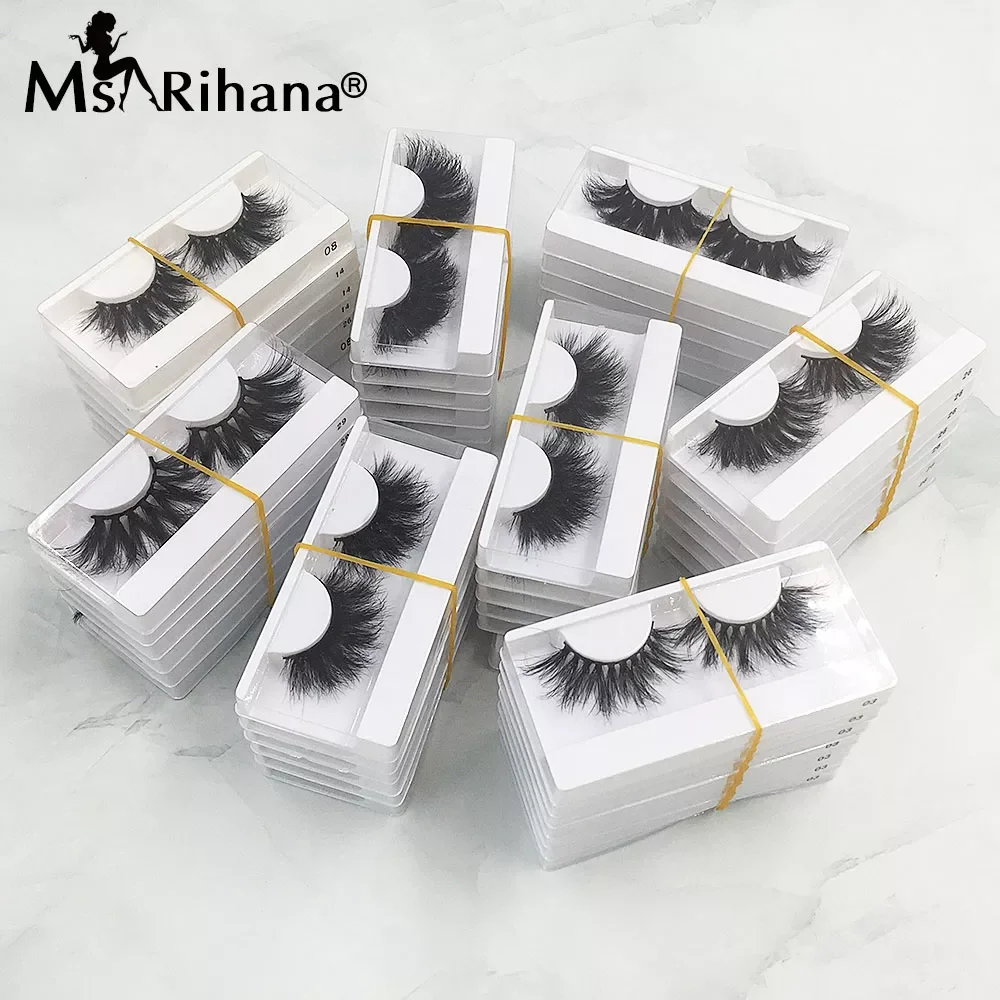 

NEW 25mm Lashes Mink Lash Wholesale Eyelash Packaging Boxes Vendor Long False Eyelashes Dramatic 8D Mink Eyelashes In Bulk