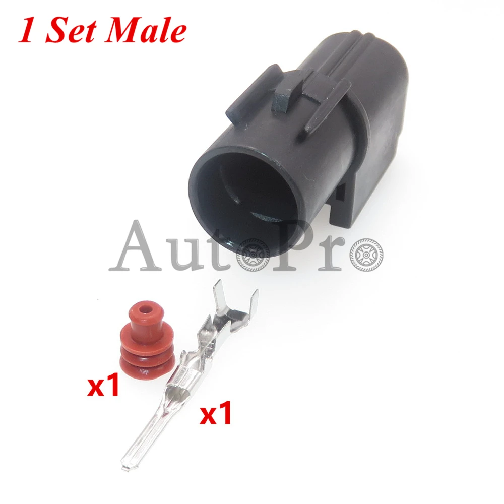 

1 комплект, 1 отверстие, автомобильный водонепроницаемый разъем, женский автомобильный Электрический проводной разъем
