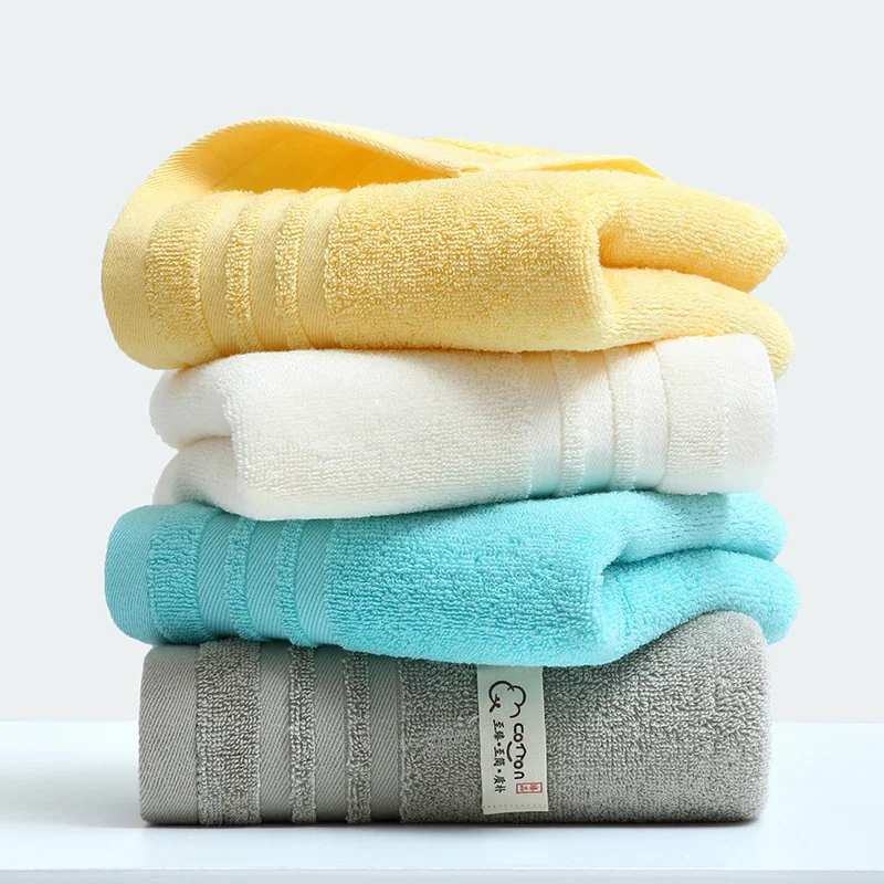 

100% Cotton Hand Face Towels Bathroom Set Highly and Soft Absorbent Travel Sport Hotel Beauty-Skin Towel Multi-color, 68x33cm