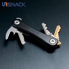 Портативная и компактная папка для хранения ключей, папка для ключей, бумажник для ключей, брелок для ключей от дома, уличная Гибкая папка для хранения любимых